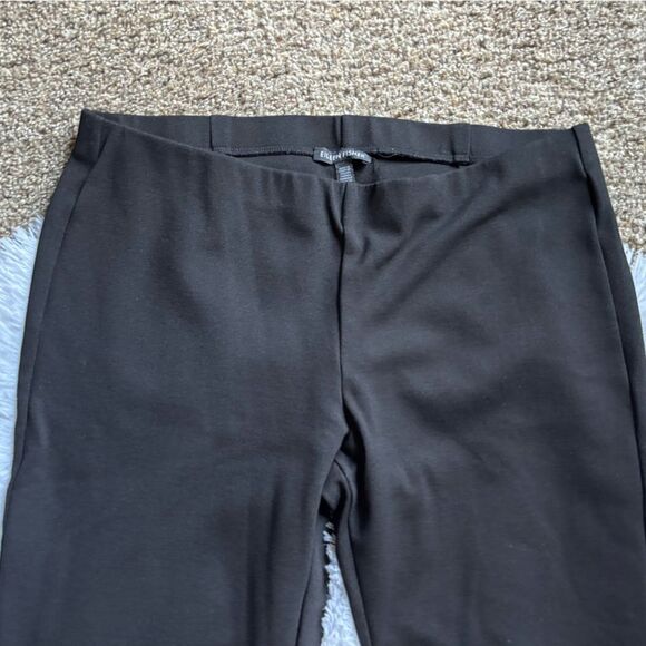 Eileen Fisher Pants Pull On Black Stretchy Womens Size Medium - Picture 3 of 6